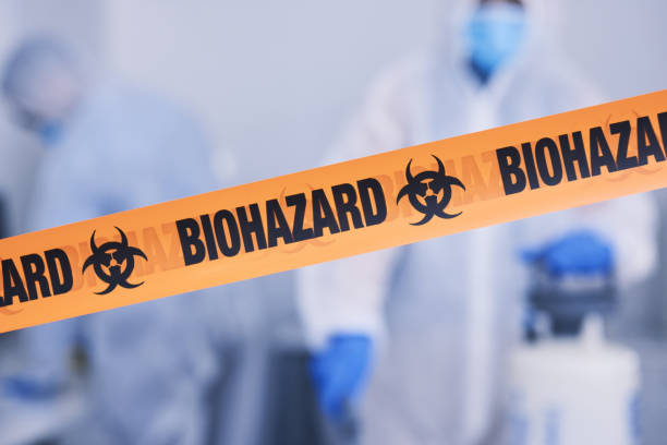 Professional Biohazard technician working in Bellport, NY
